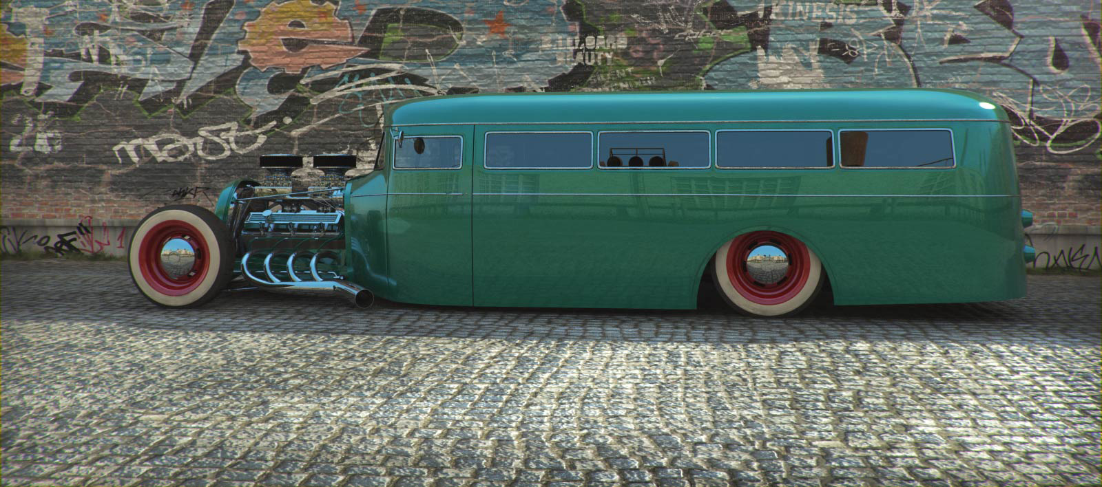KAvZ 651 Schoolbus Hot Rod